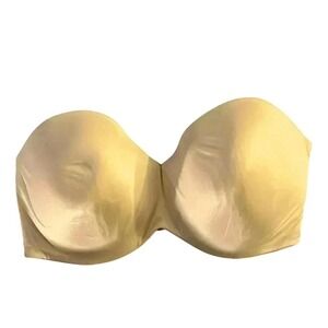 Lilyette by Bali Padded Strapless Underwire Minimizer Bra‎ Reinforced White 40DD